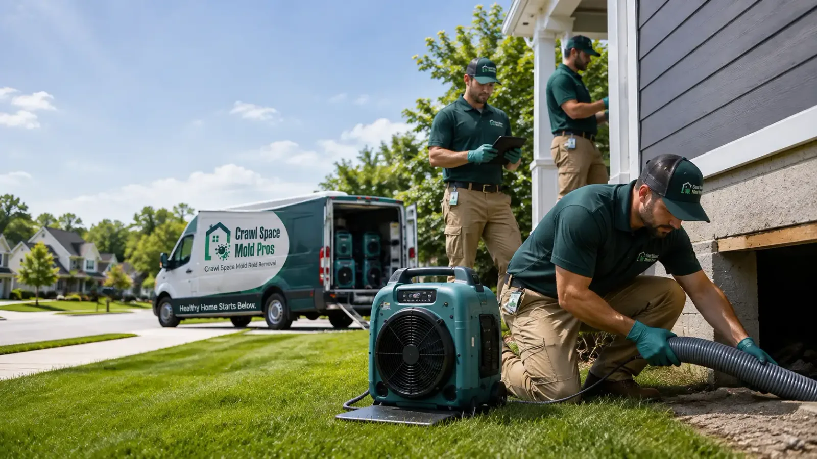 Crawl Space Mold Removal in Perth, ND